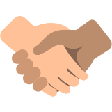 Illustration of two shaking hands